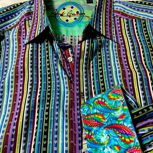 Robert Graham Dress Shirt 2XL